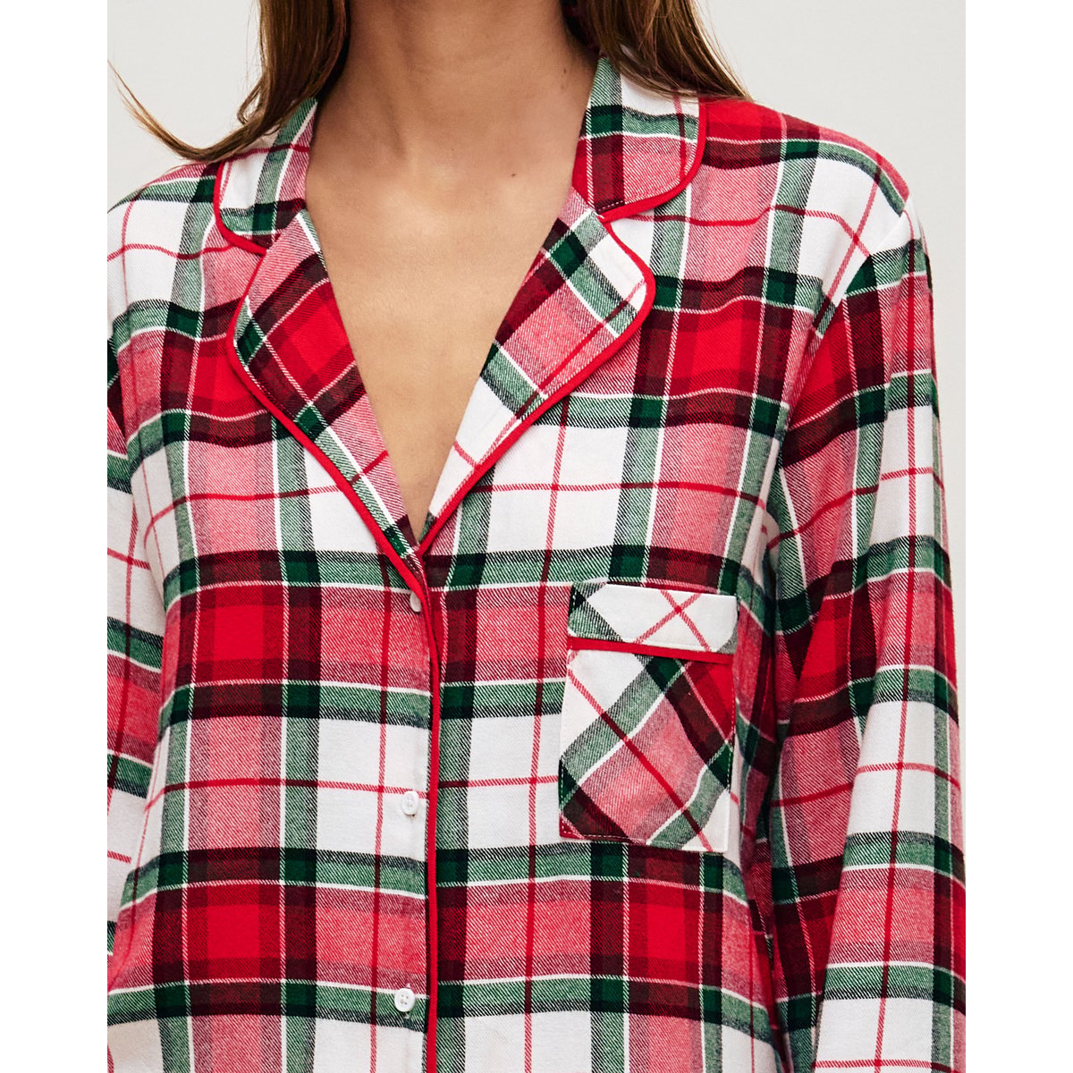 Chemise en flanelle à carreaux HOMECHECKIZ rouge, UNDIZ