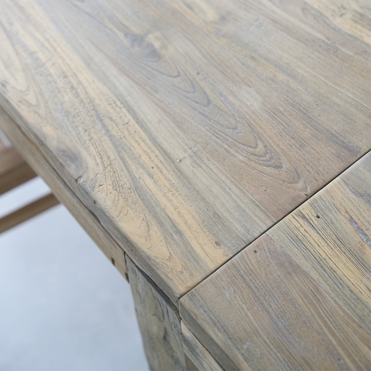Table en bois de teck recyclé 10 pers.  CARGO naturel, BERAH GETAH