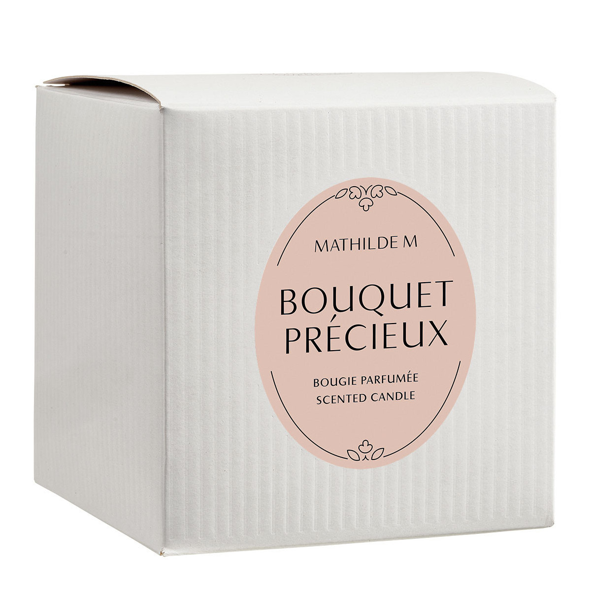 Bougie parfumée 400 g - Bouquet Précieux blanc, MATHILDE M