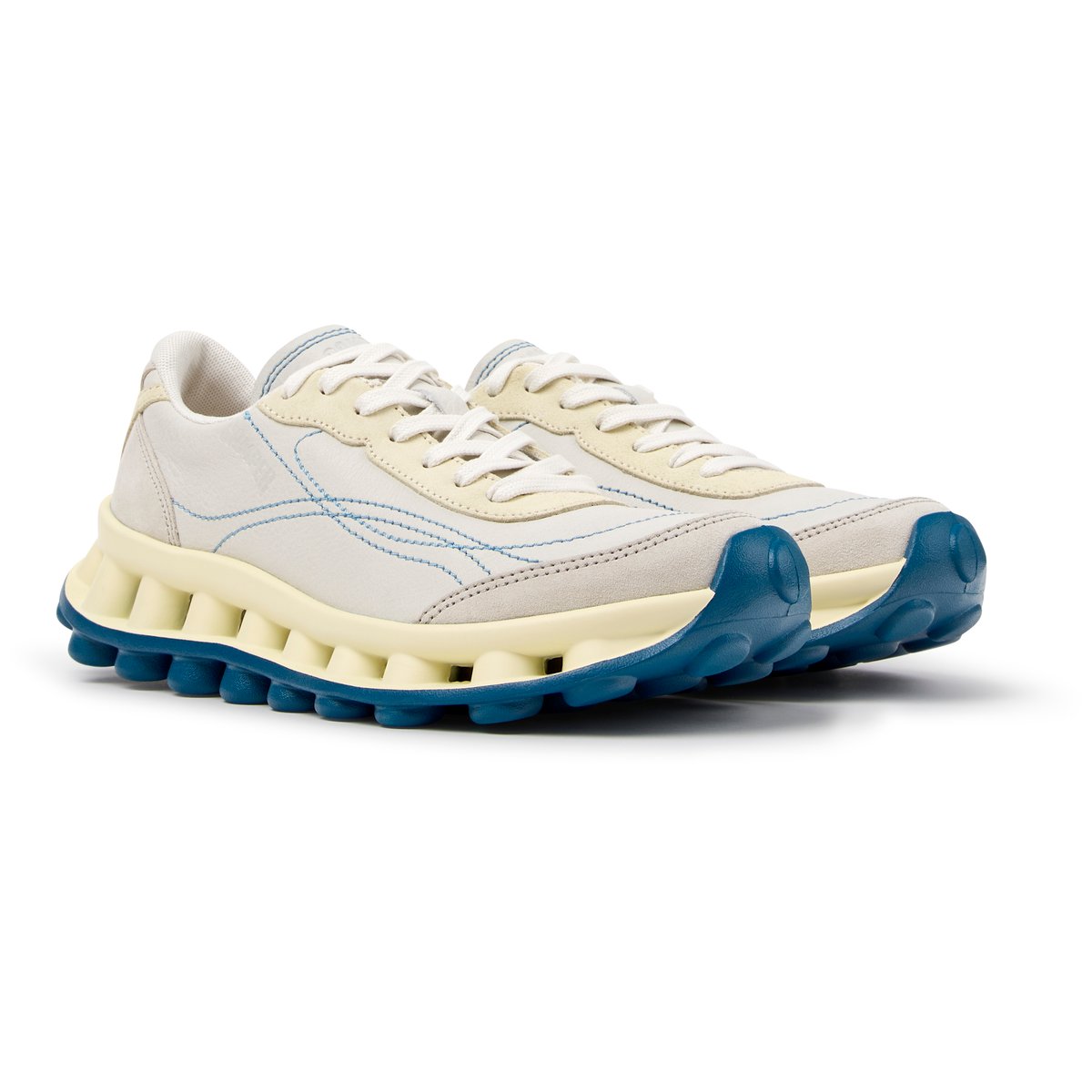 Baskets Pelotissima by Sunnei Smooth Leather blanc naturel 003, CAMPER
