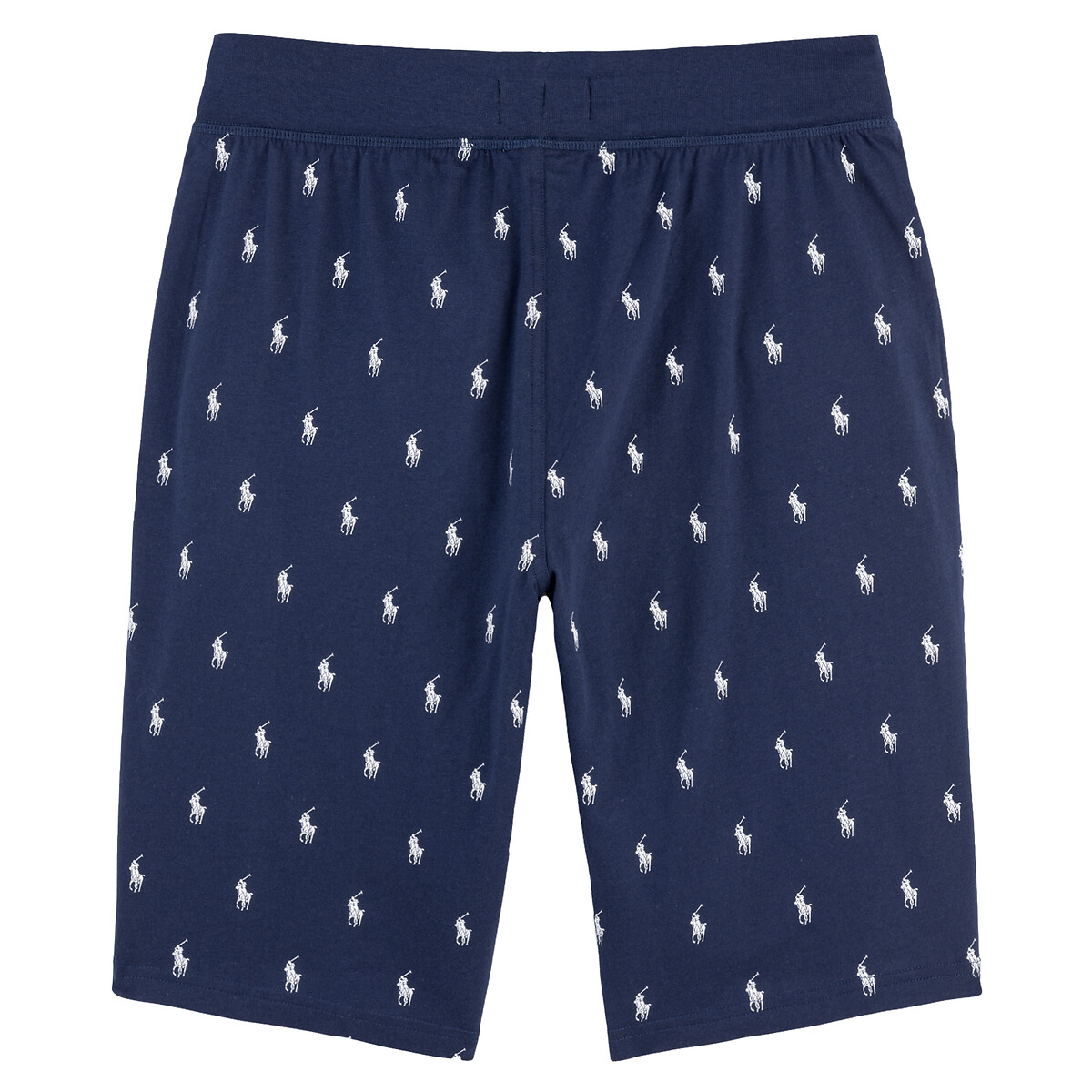 Short de pyjama élastiqué imprimé pony player imprimé bleu marine, POLO RALPH LAUREN