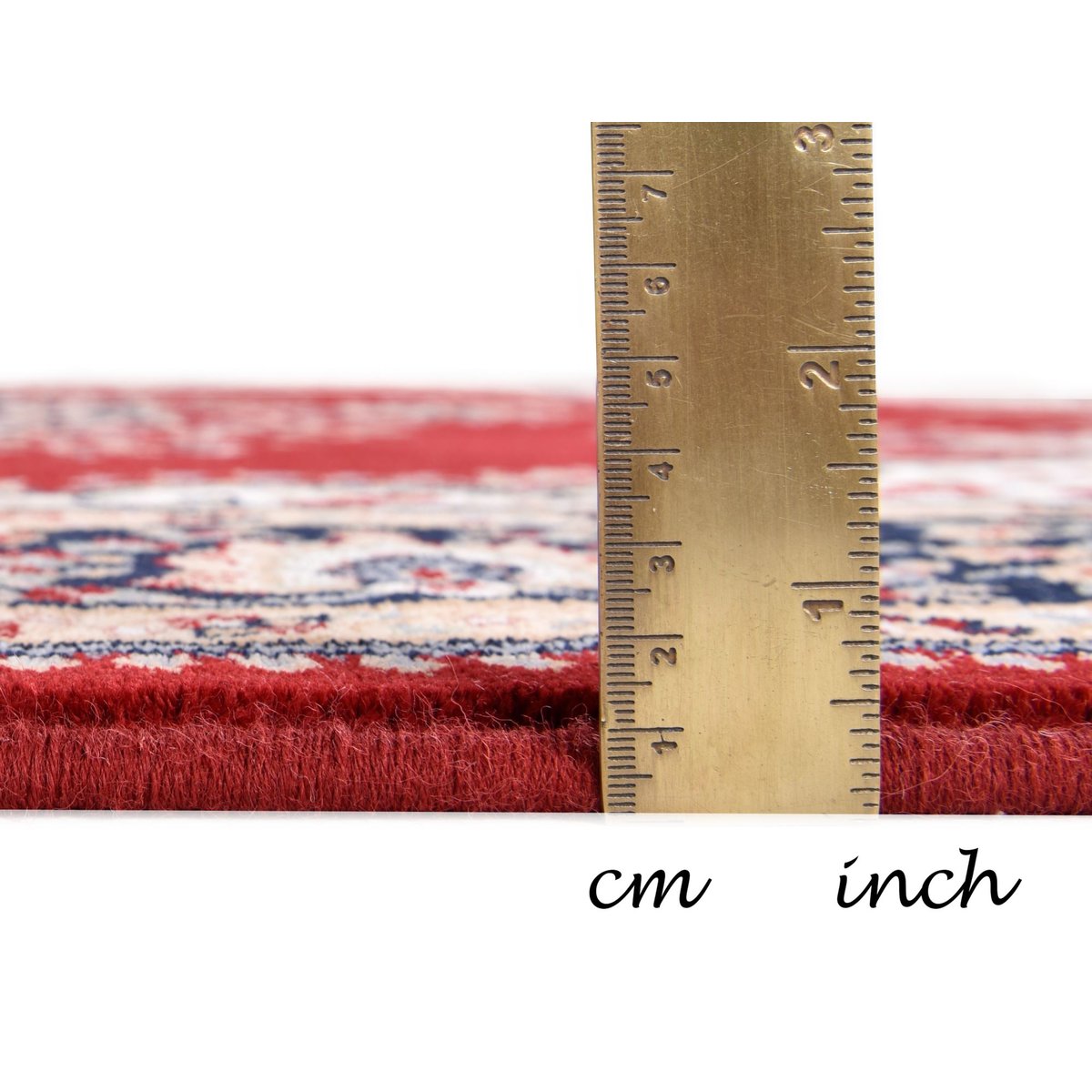 Tapis d'orient floral - DOLNA rouge, THEKO