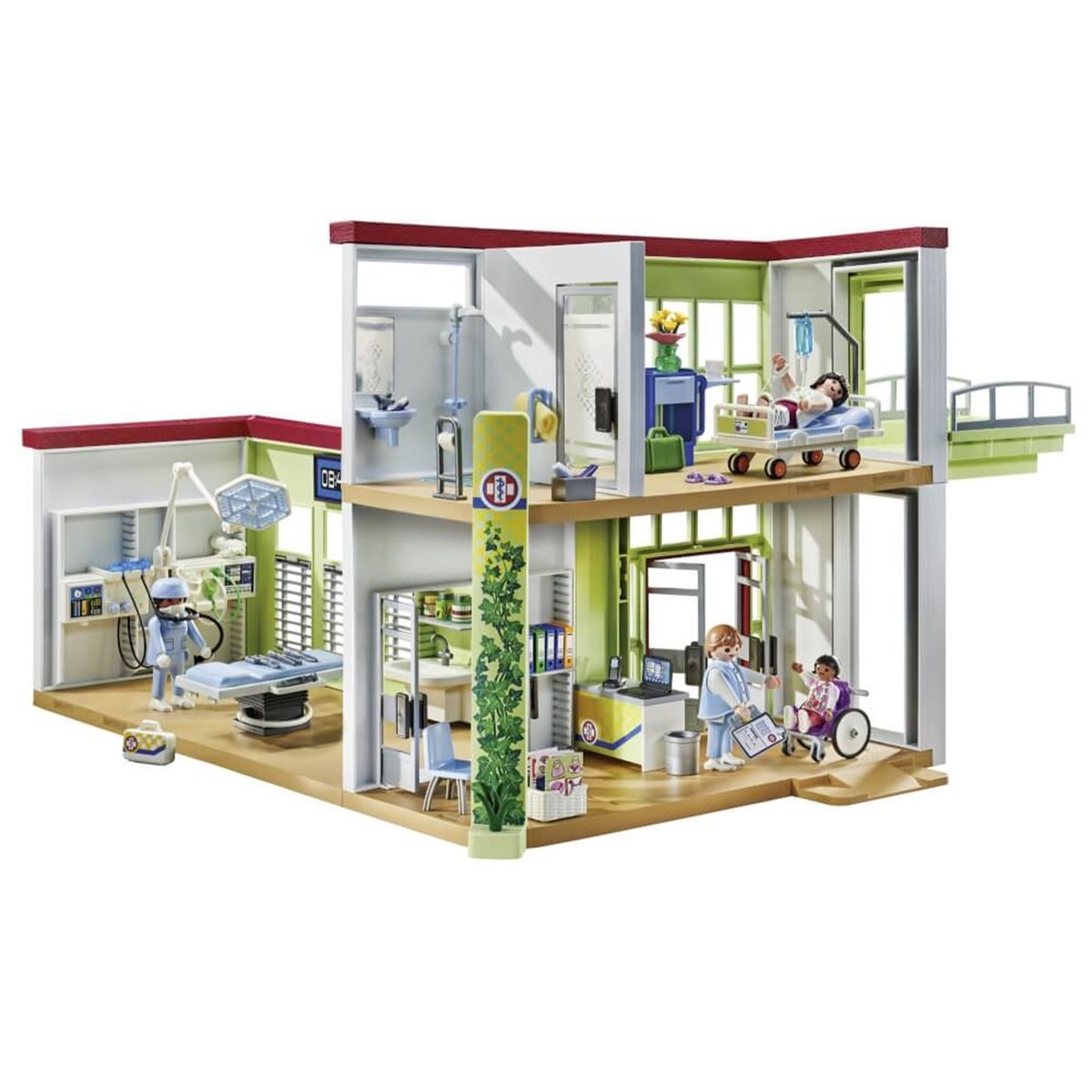 Heroes Hôpital aménagé multicolore, PLAYMOBIL