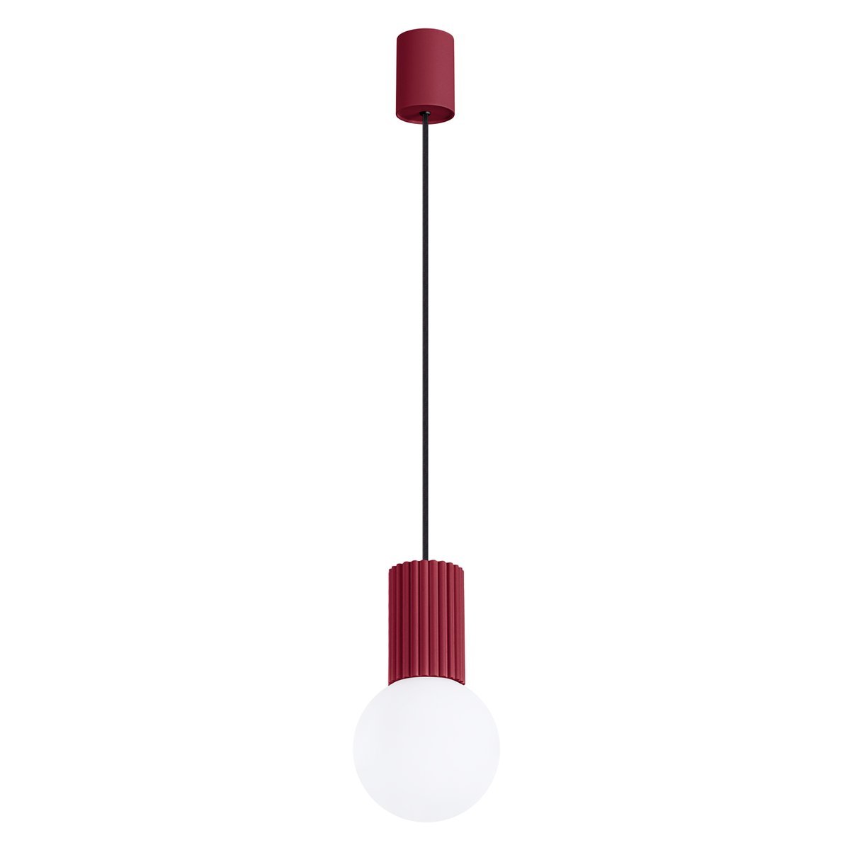 Suspension Aluminium Bourgogne G9 1 Halo rouge, EDEN