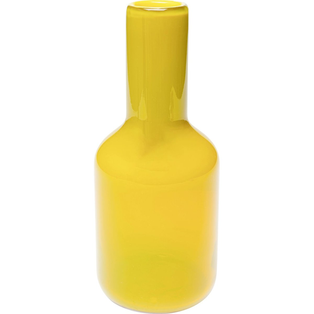 Vase Toja 28cm jaune couleur unique, KARE DESIGN