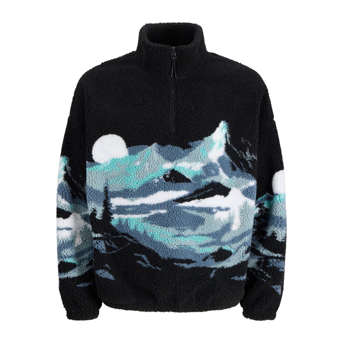 Sweat-Shirt En Polaire noire - black, JACK & JONES