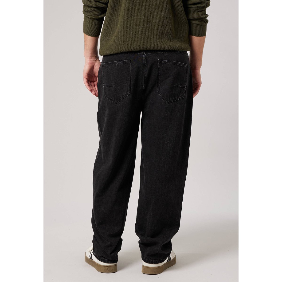 Jean barrel homme gris BILLIE grey used, DEELUXE