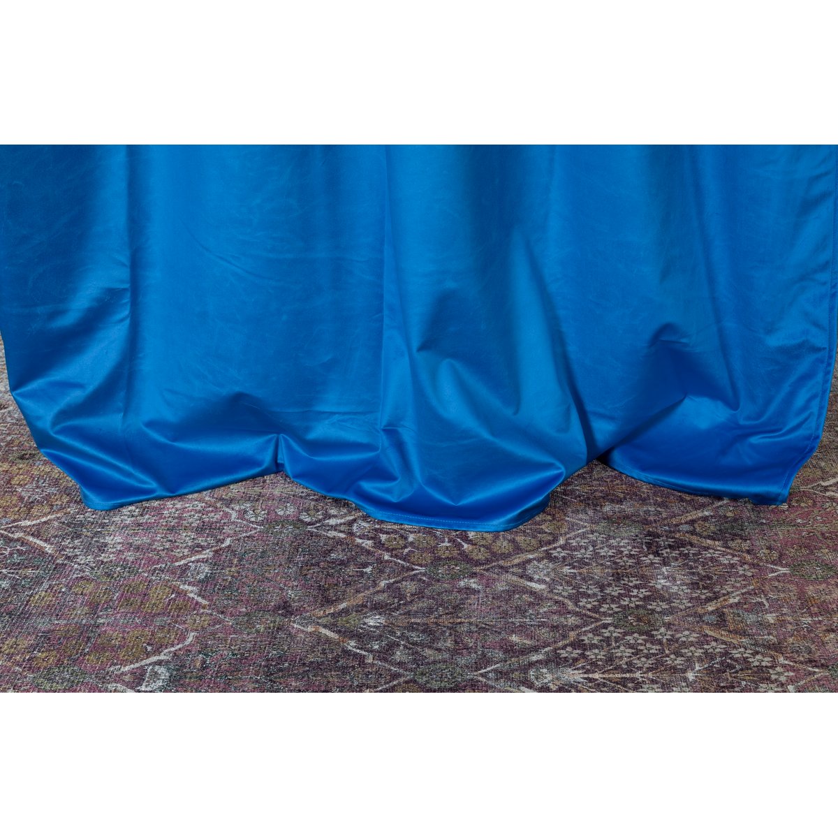 Rideau confectionné Rufus 140x300 cm bleu prusse, REALLY NICE THINGS