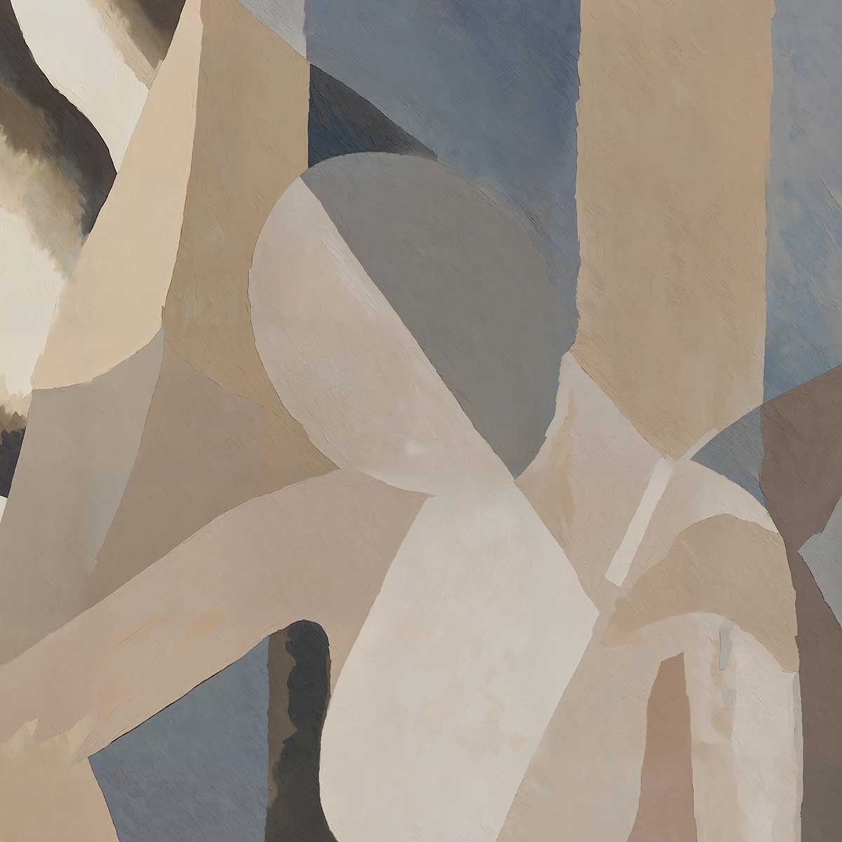 Papier peint Oasis Désertique bleu, HEXOA