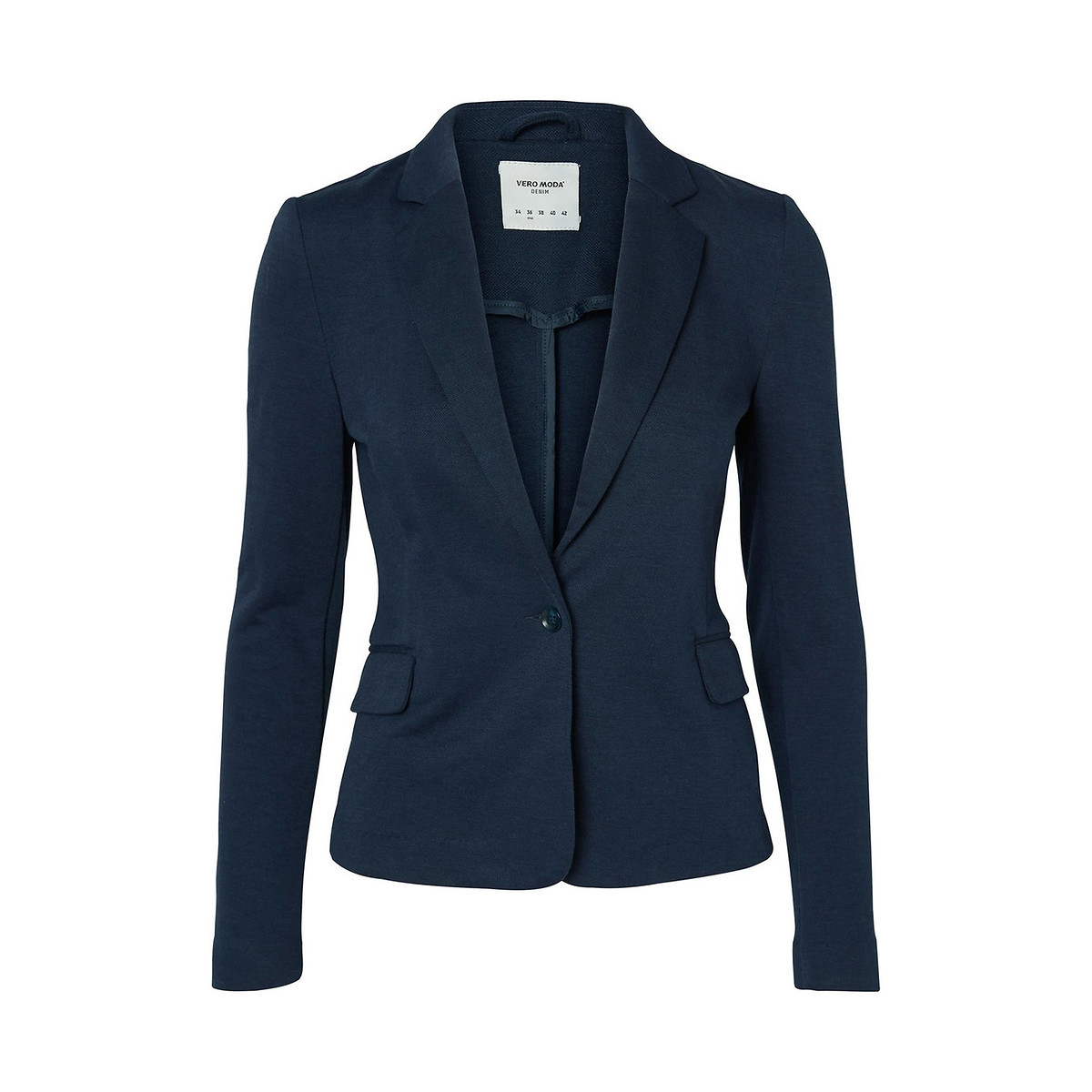 Straight Fit Blazer navy blue, VERO MODA