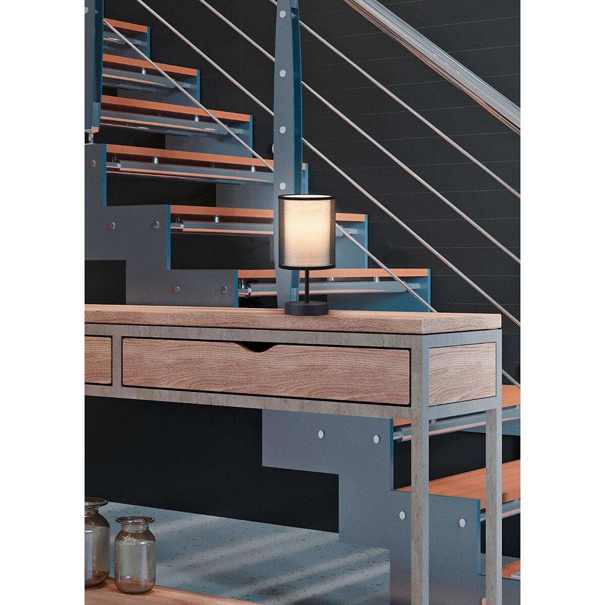 Candeeiro de mesa Burton, TRIO Lighting branco, TRIO LIGHTING