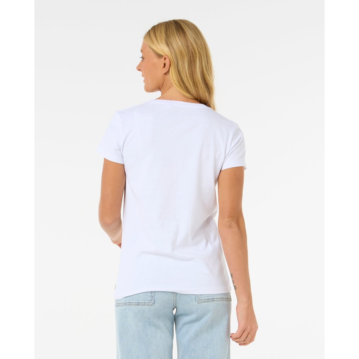 T-shirt CALA V-NECK TEE white, RIP CURL