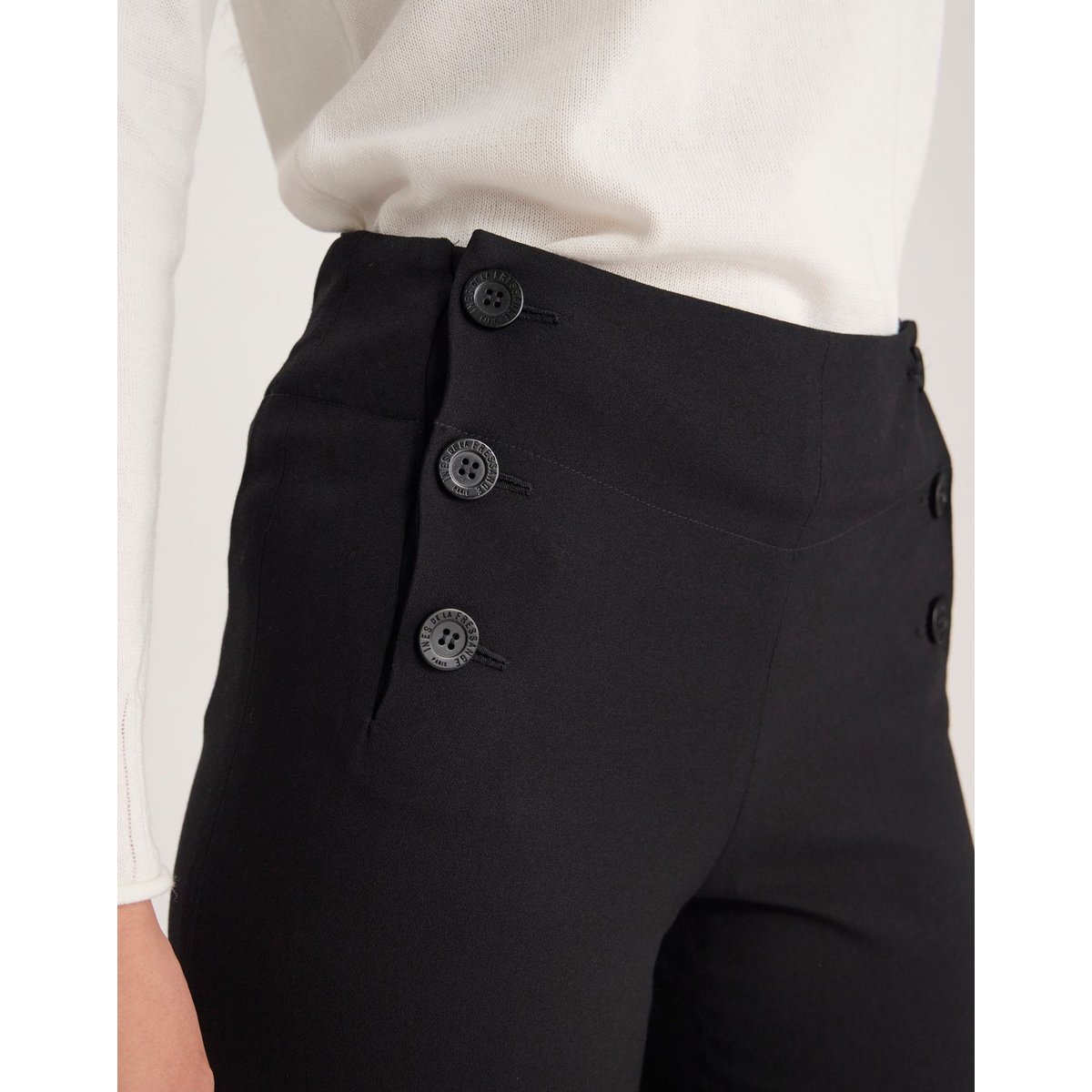 Pantalon gabriel noir, INES DE LA FRESSANGE PARIS