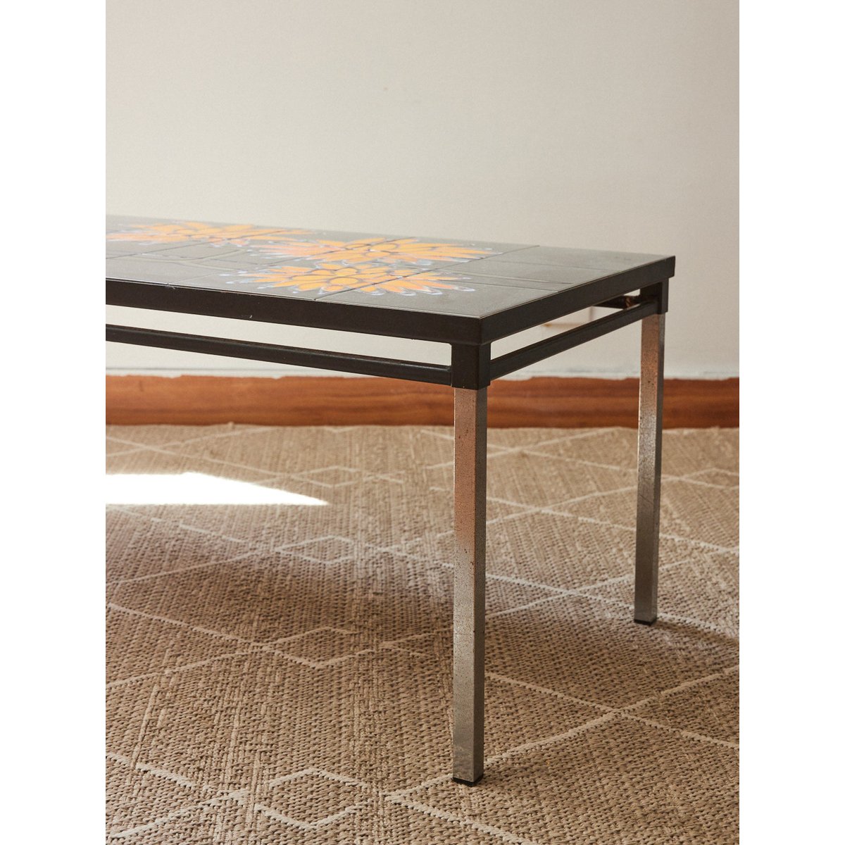 Table basse en céramique Donna N°1048 - Bon état noir, DEBONGOUT