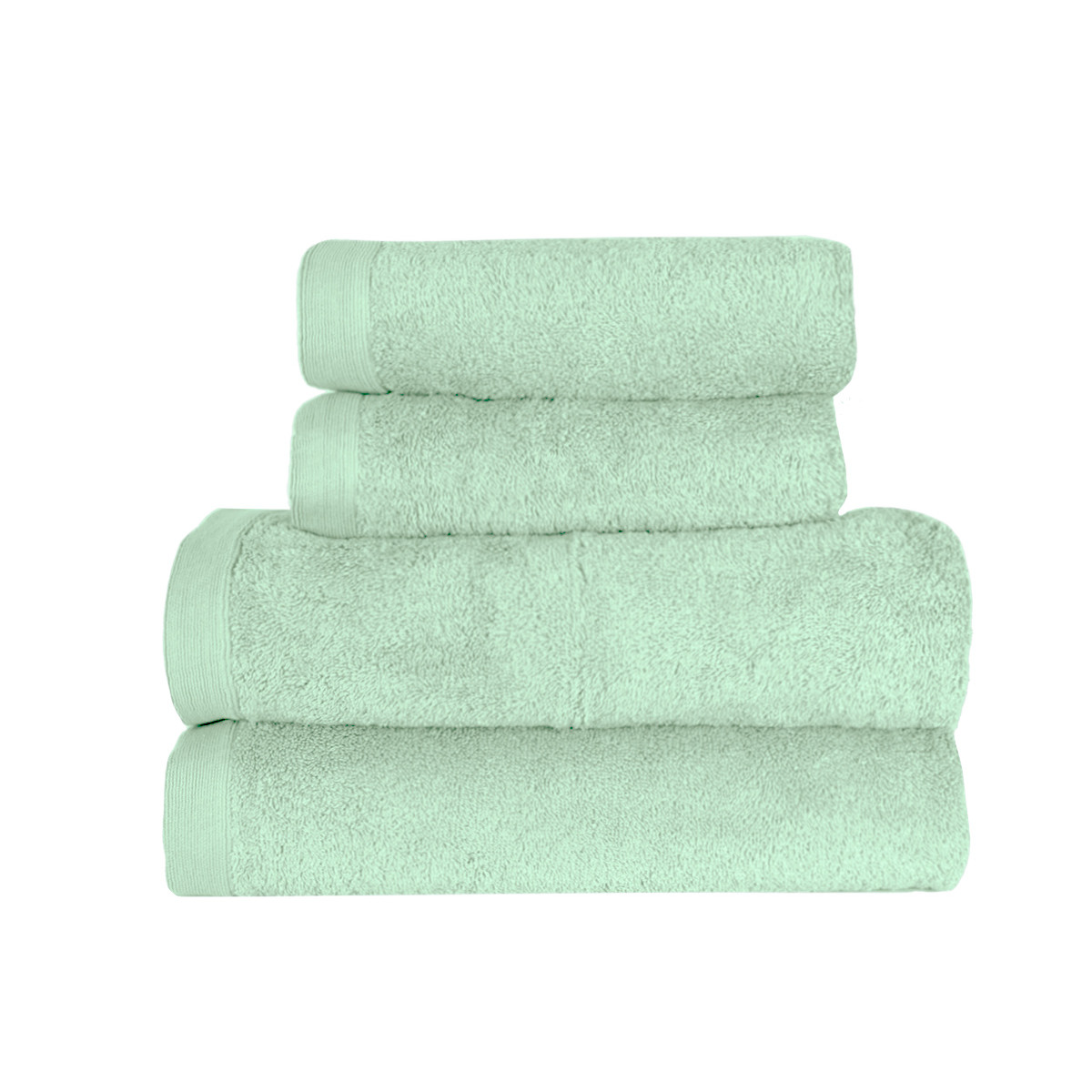 Ensemble de bain 4 pièces 500 g/m² STUDIO (2 draps de bain + 2 serviettes de toilette) carbone, SENSEI MAISON