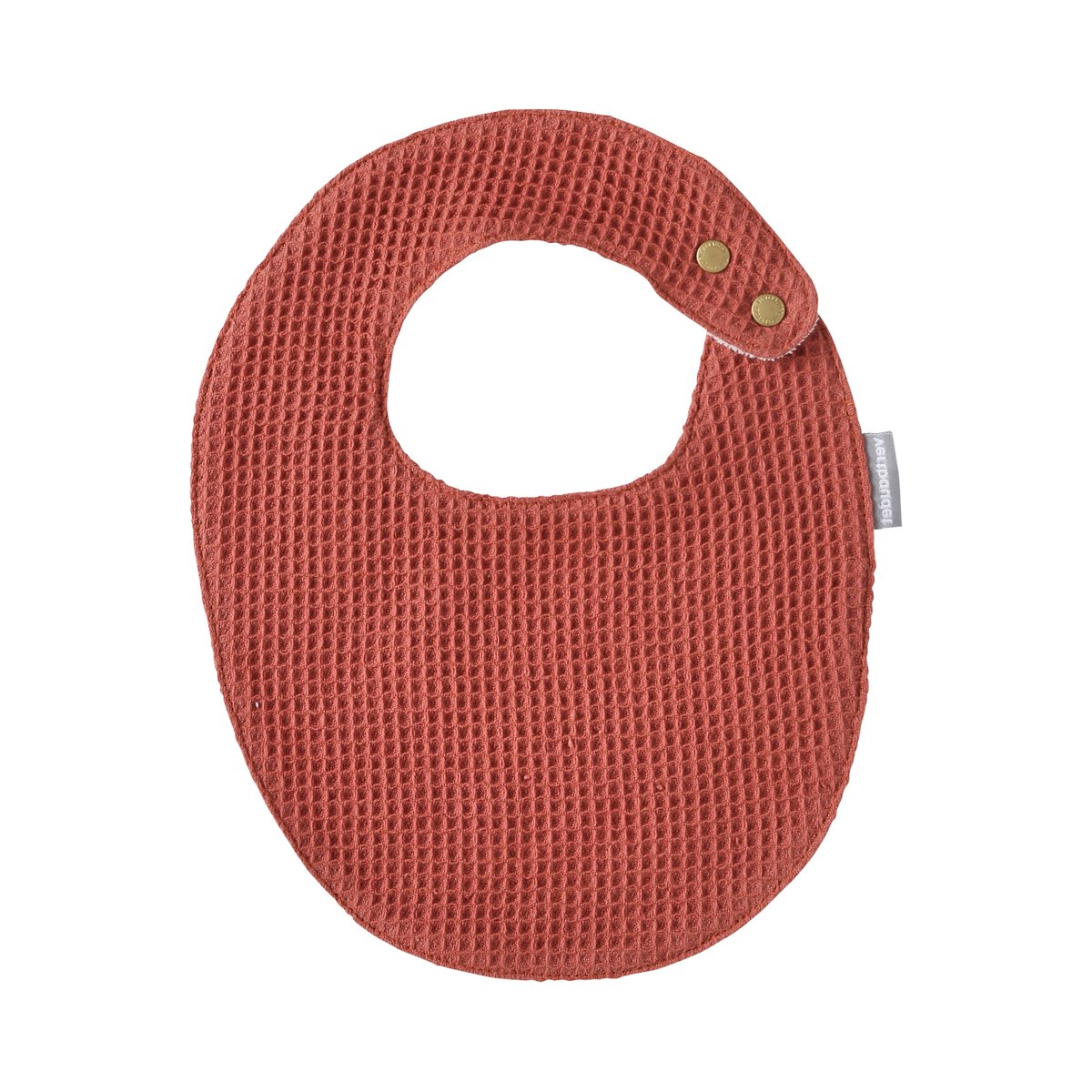 Lot de 2 bavoirs naissance terracotta, VERTBAUDET