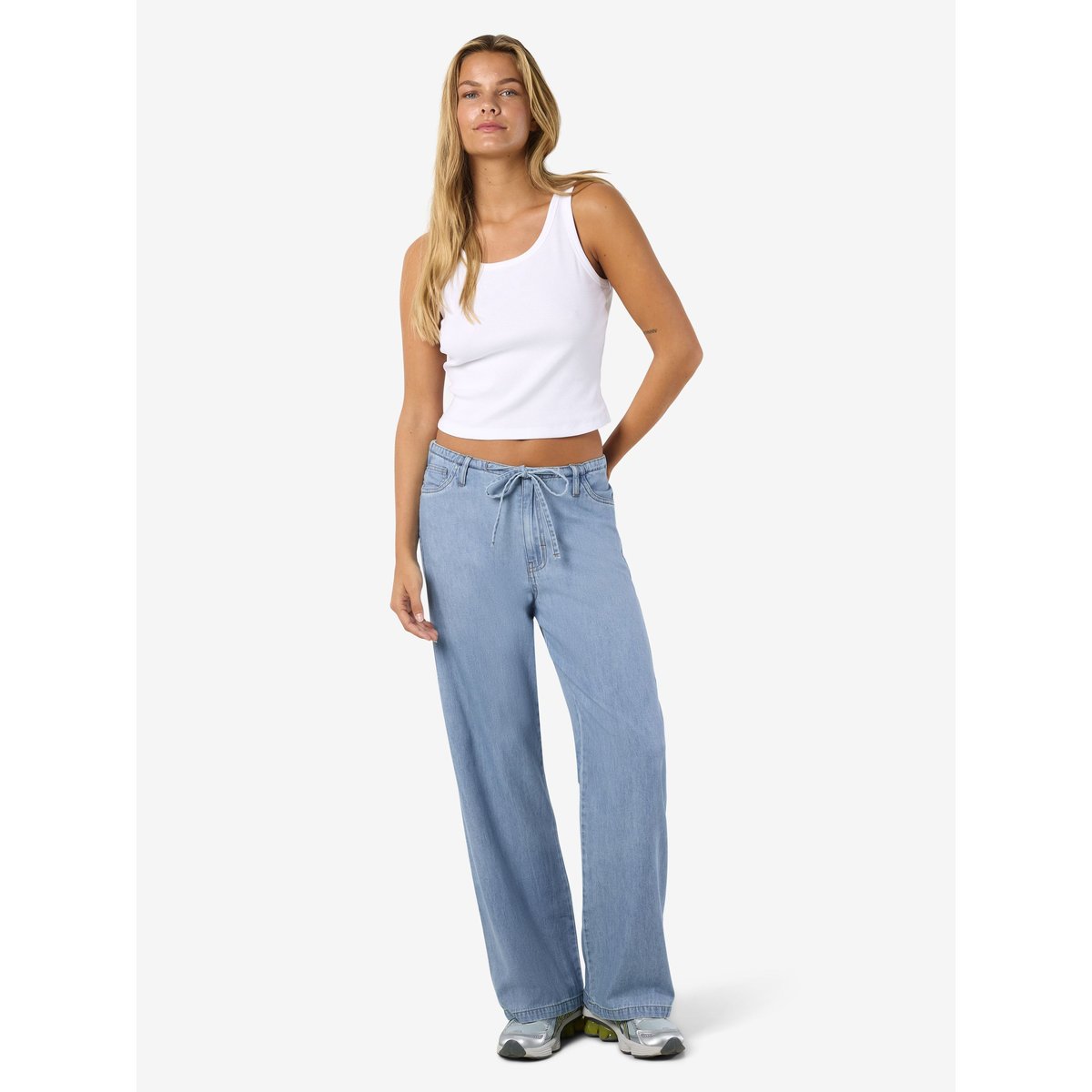 Jean Large light blue denim, NOISY MAY