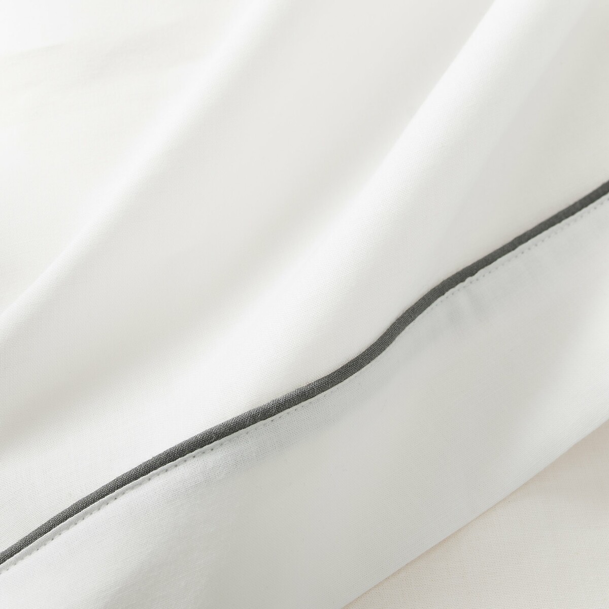 Drap Plat bébé, uni, en coton blanc, LA REDOUTE INTERIEURS
