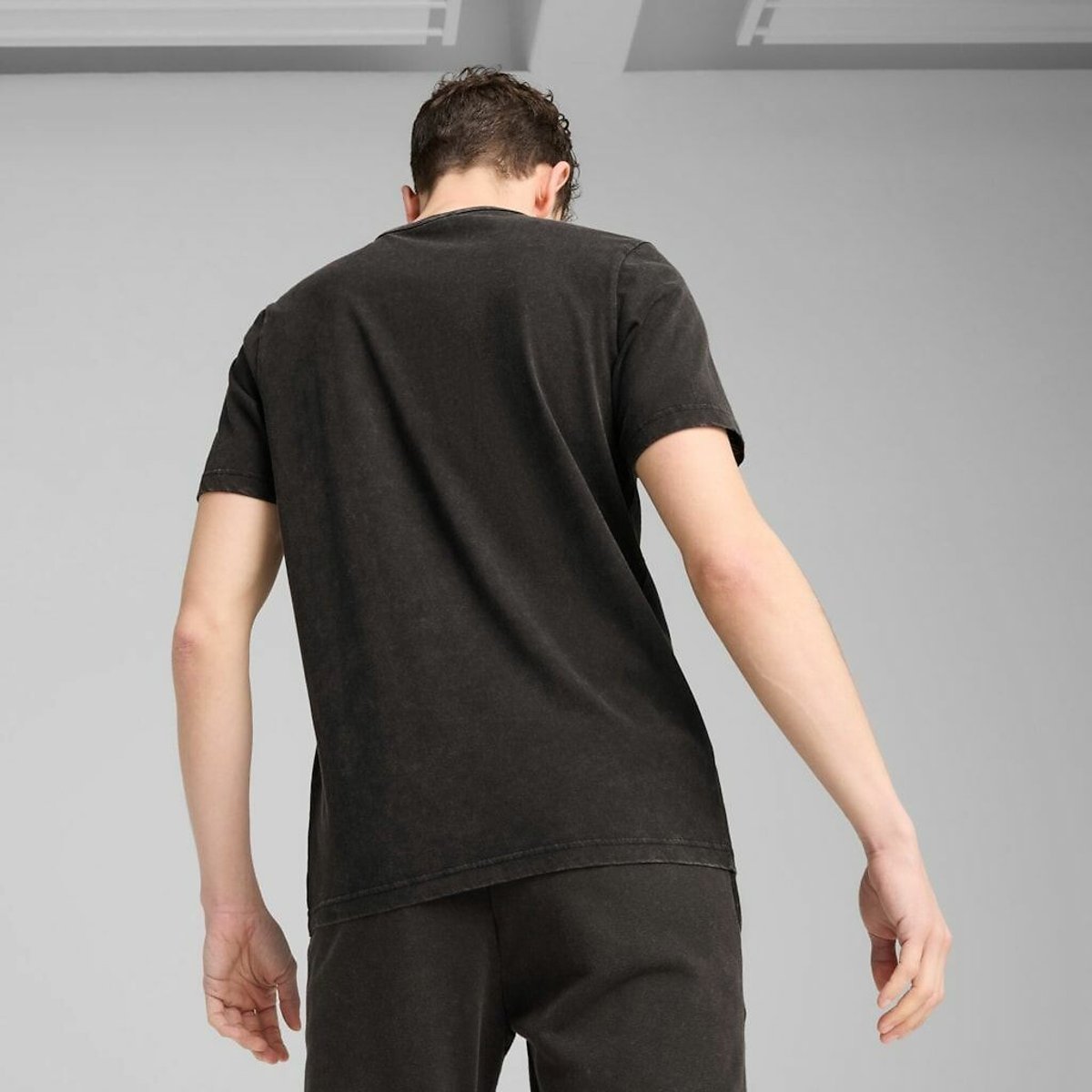 Puma Class Washed Effect Short-Sleeve T-Shirt black, PUMA