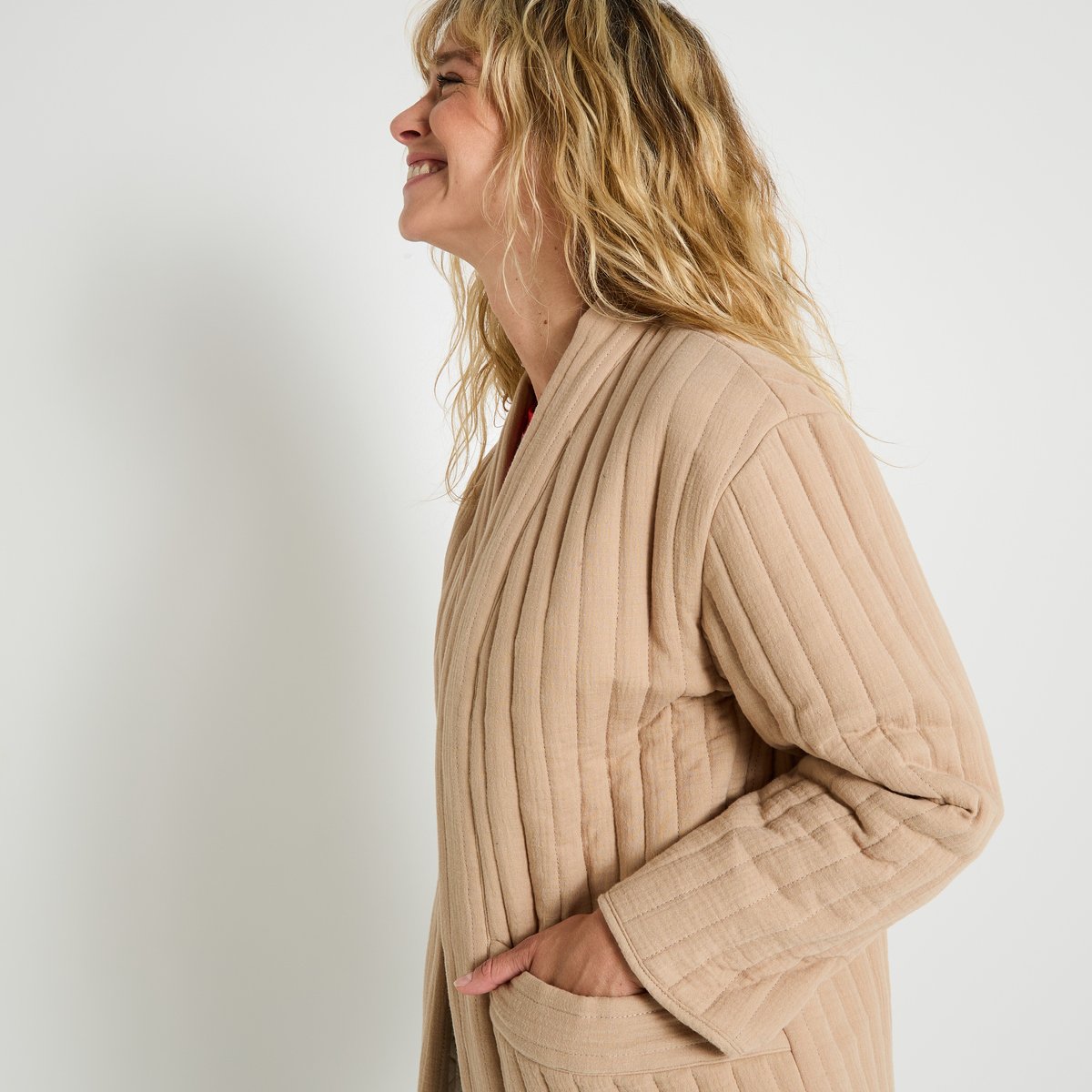 Veste matelassée beige, GRAIN DE MALICE