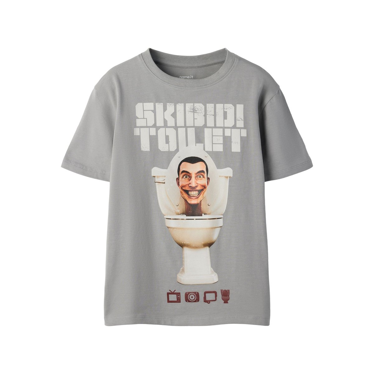 T-Shirt ultimate grey, NAME IT