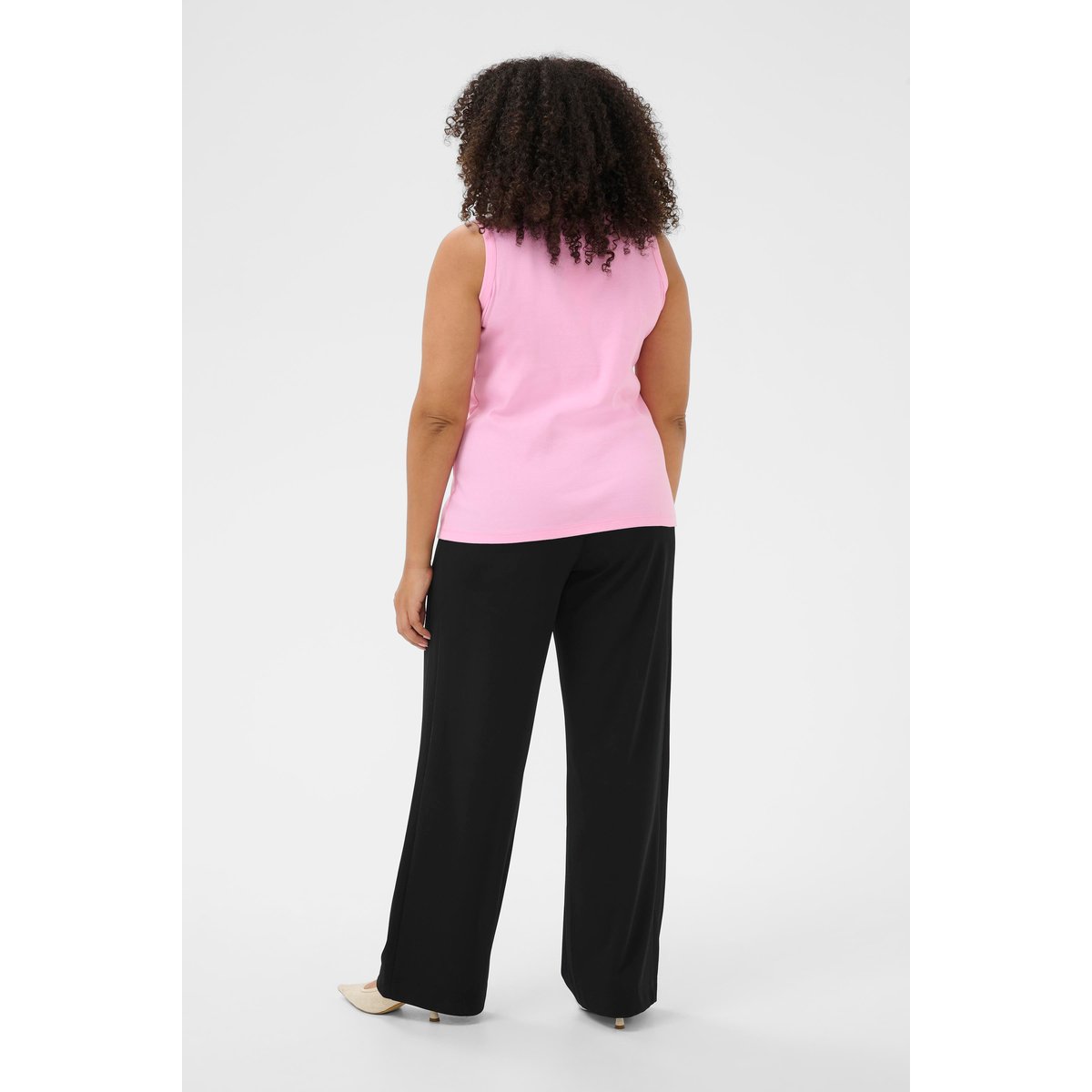 Pantalon casual noir, KAFFE CURVE