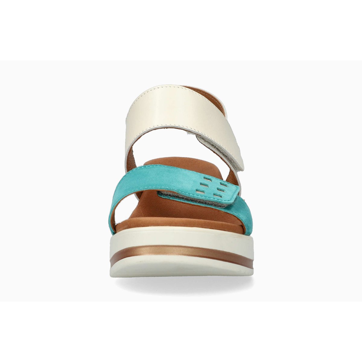 Sandales en cuir SWENA N turquoise 5147, MEPHISTO