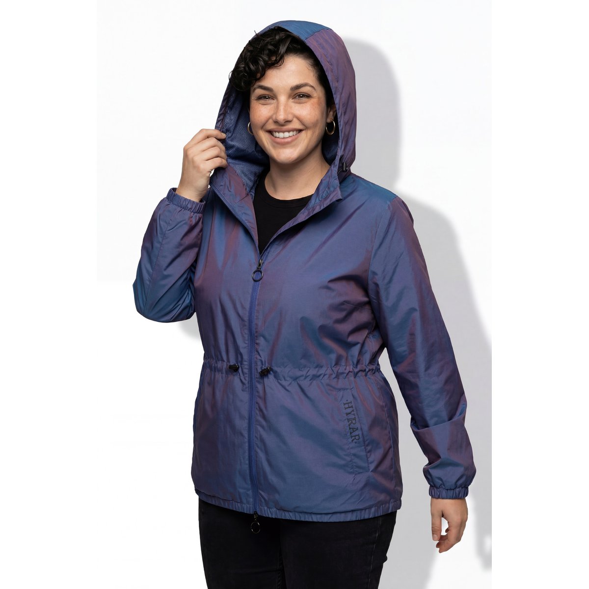 Veste technique capuche violet, ULLA POPKEN