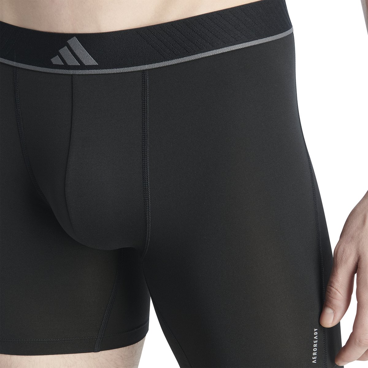Boxers, lot de 3, brief ACTIVE MICRO FLEX ECO noir, ADIDAS SPORTSWEAR