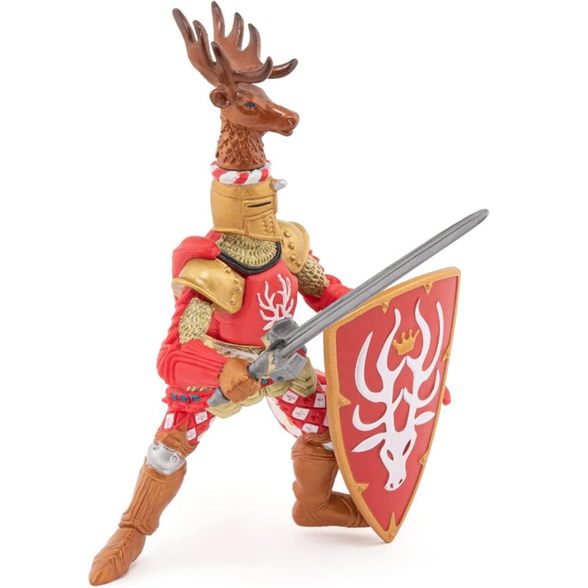 Figurine Maître cimier cerf rouge, PAPO