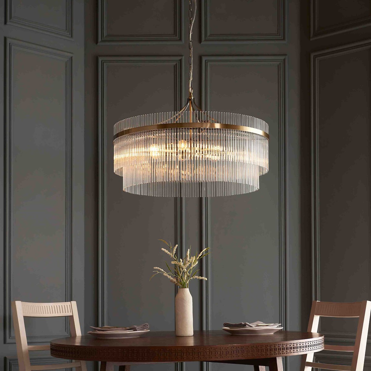 Marbury 7-Light Grand Pendant Light brass, ÉDITÉ