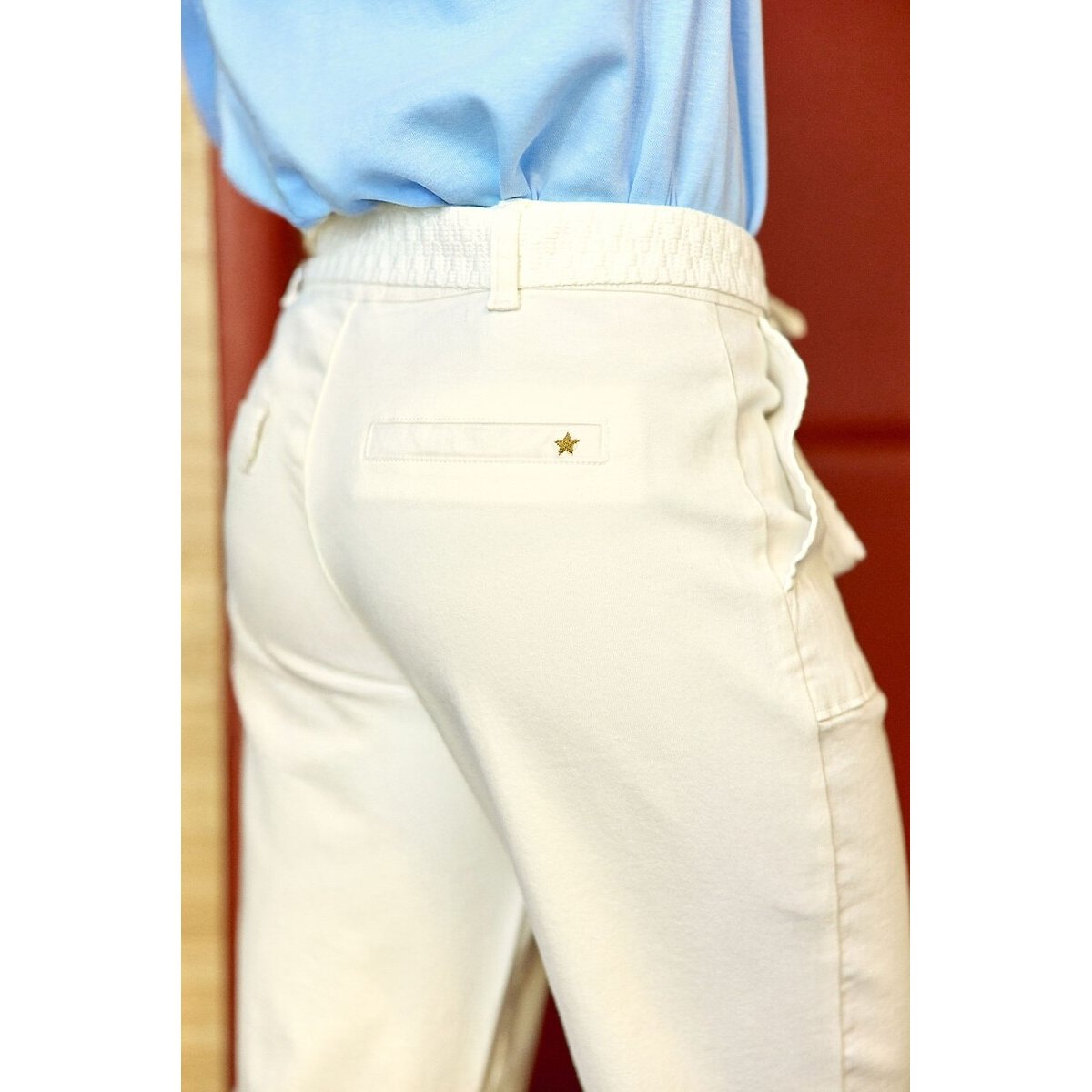 Marisol Straight Trousers white, LA PETITE ETOILE