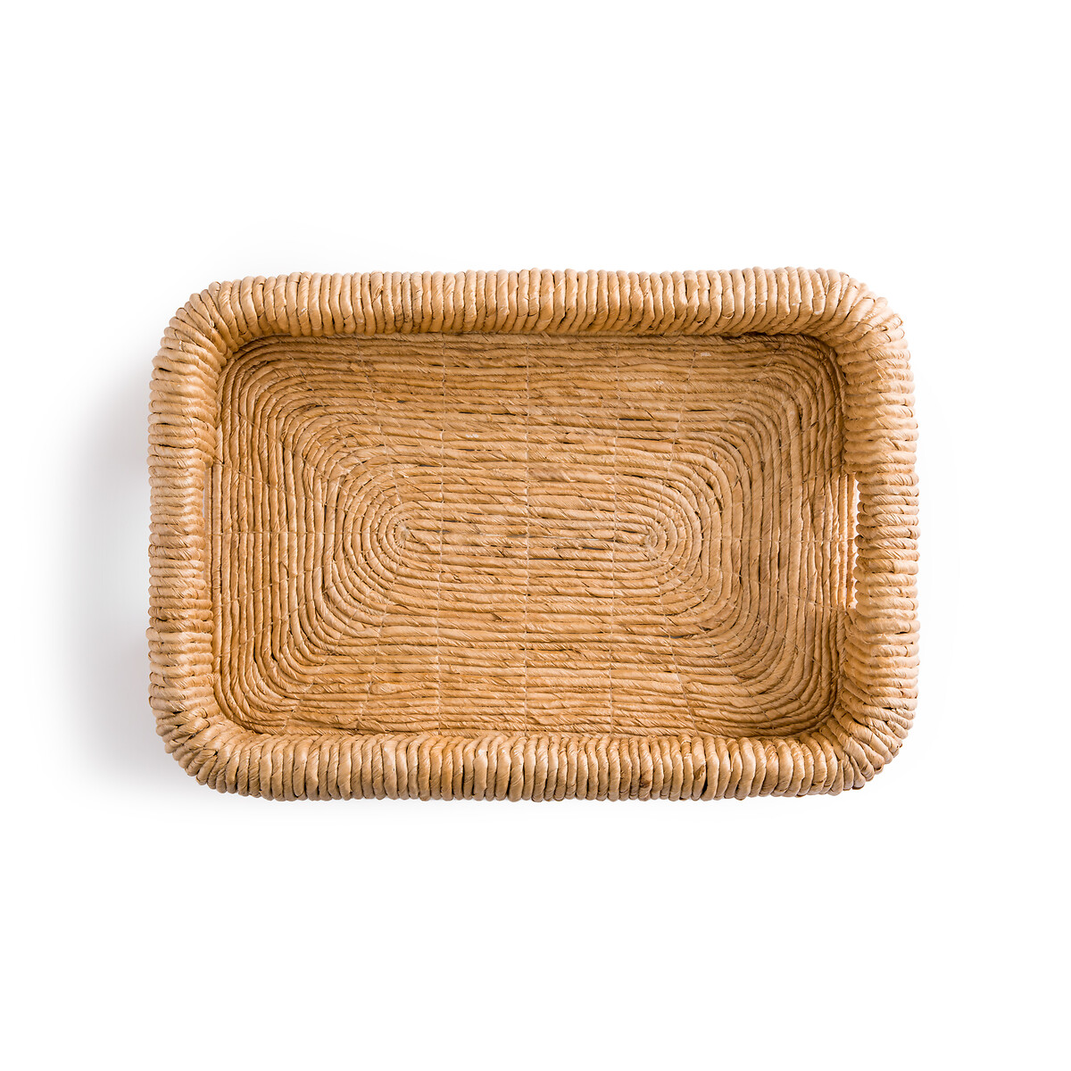 Tablett Marilo aus Bananenrinde, rechteckig natur, AM.PM
