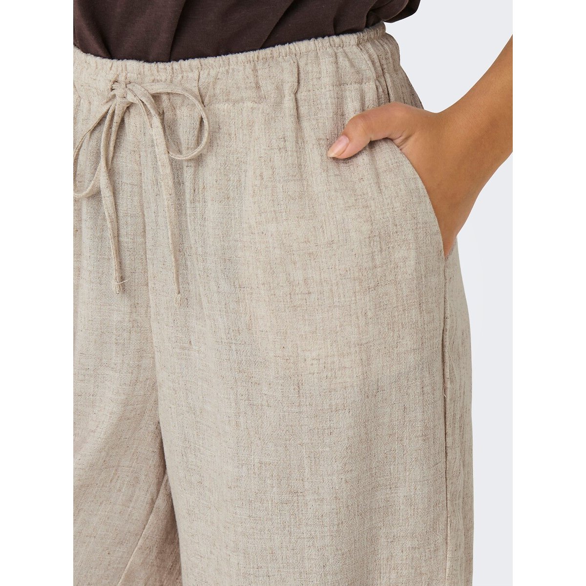 Short con cordón crudo, ONLY