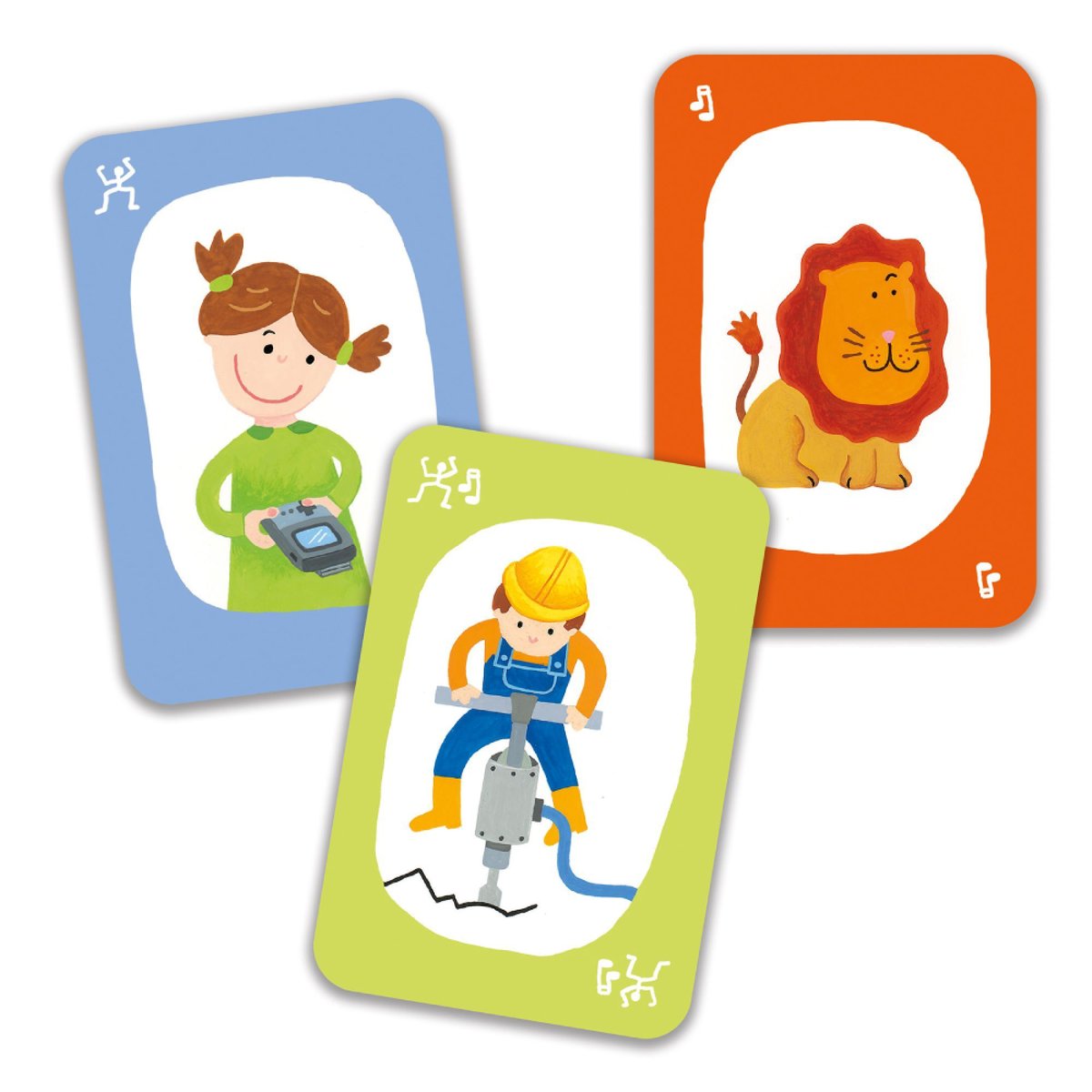 Jeu de cartes Pouet ! Pouet ! bleu, DJECO