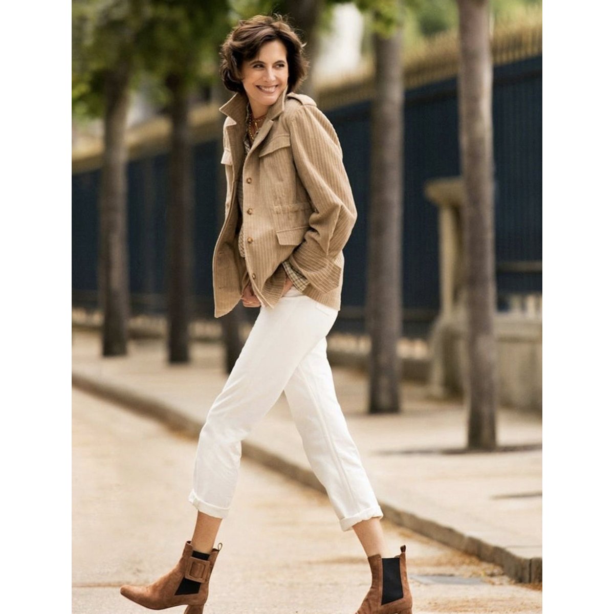 Denim bamboo blanc, INES DE LA FRESSANGE PARIS