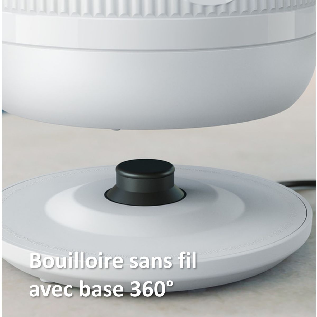 Bouilloire HD9411/00 Bouilloire électrique blanche Série 3000 1.7L, 2200W blanc, PHILIPS