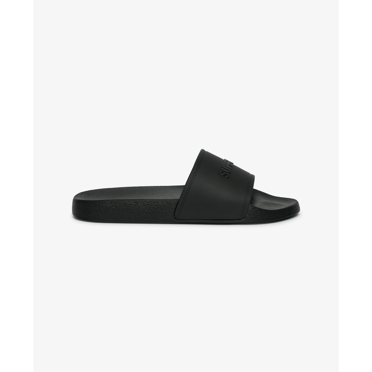 Claquettes de Piscine Premium à Motif noir, SUPERDRY