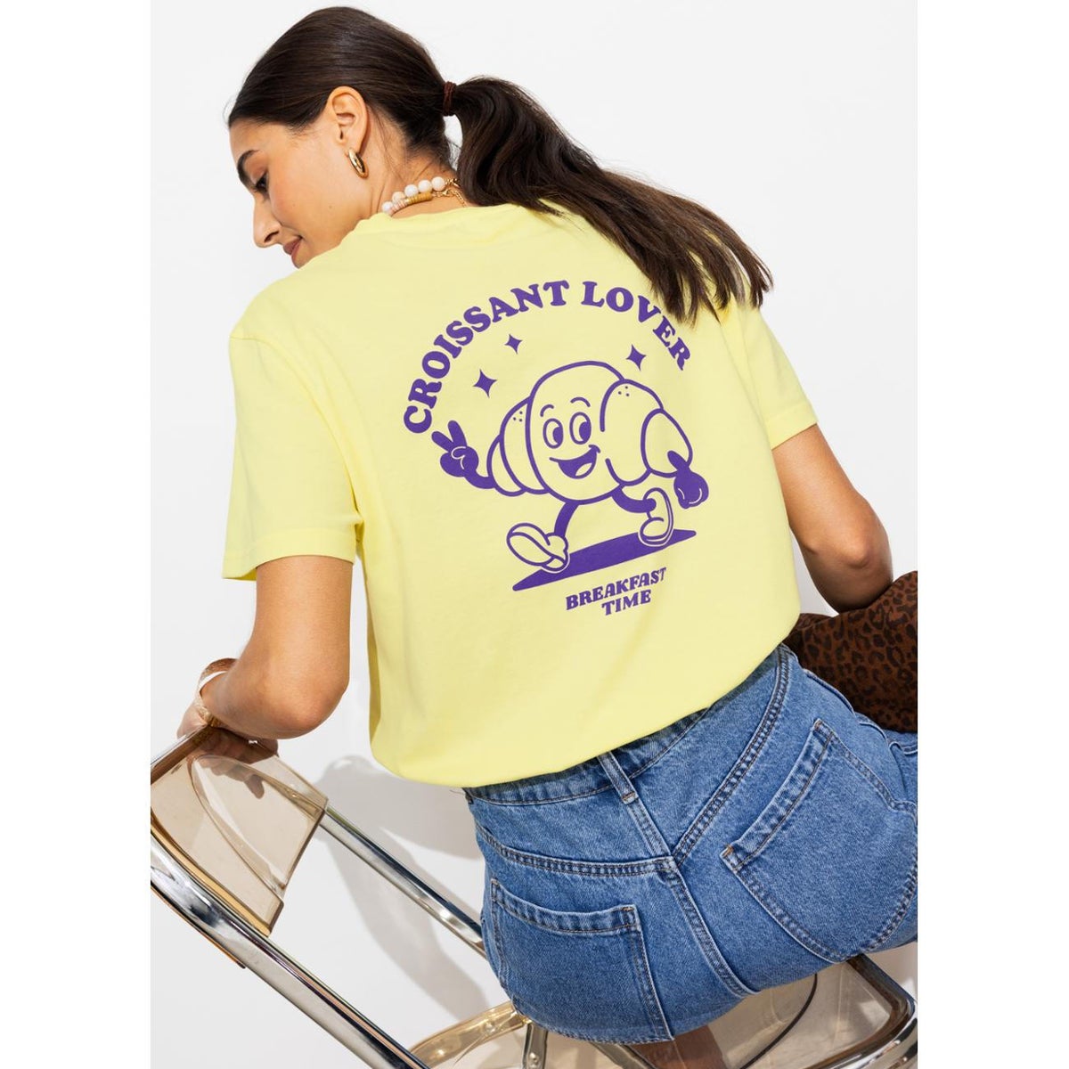 T-shirt  made in France jaune, PROMOD