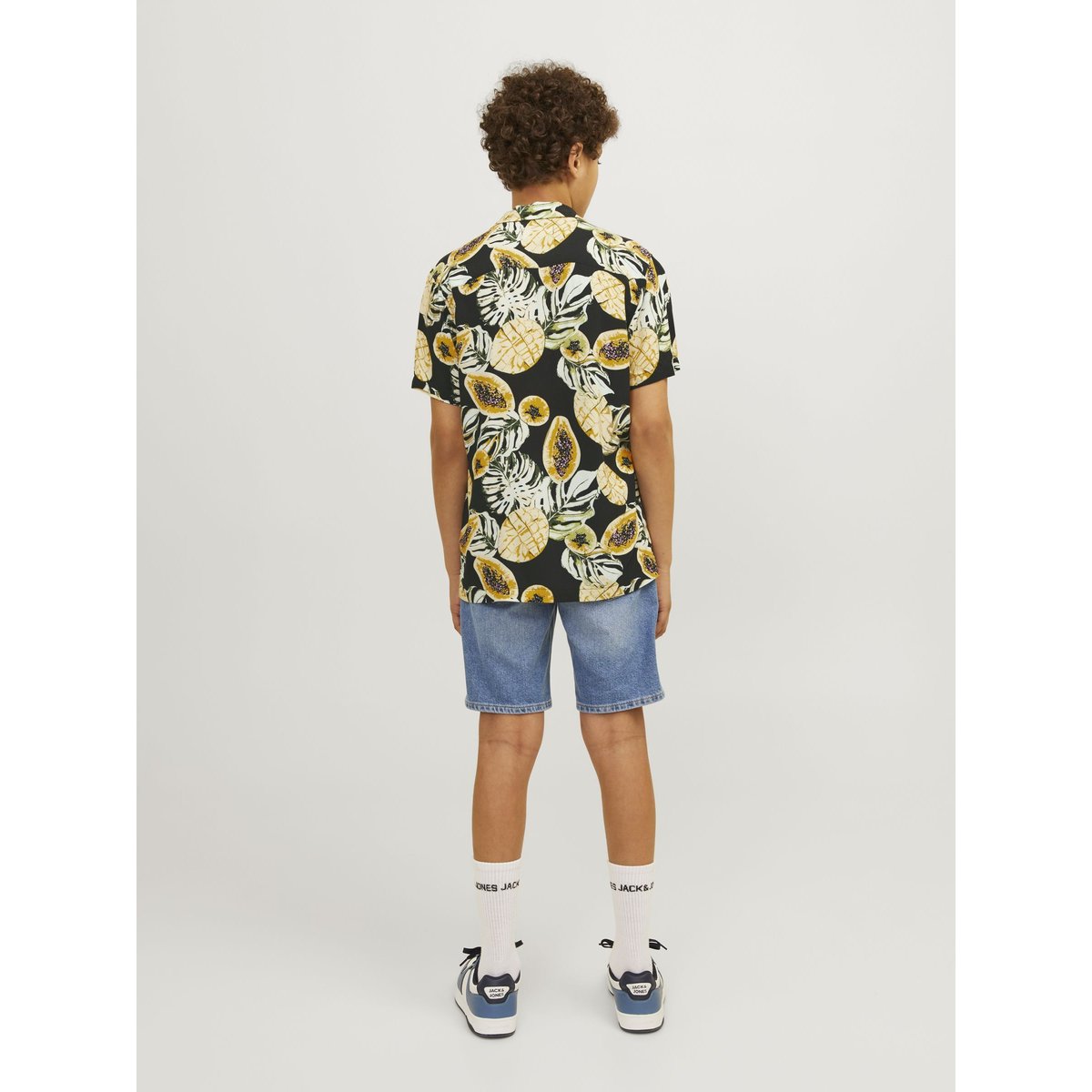 Chemise noire - black, JACK & JONES JUNIOR
