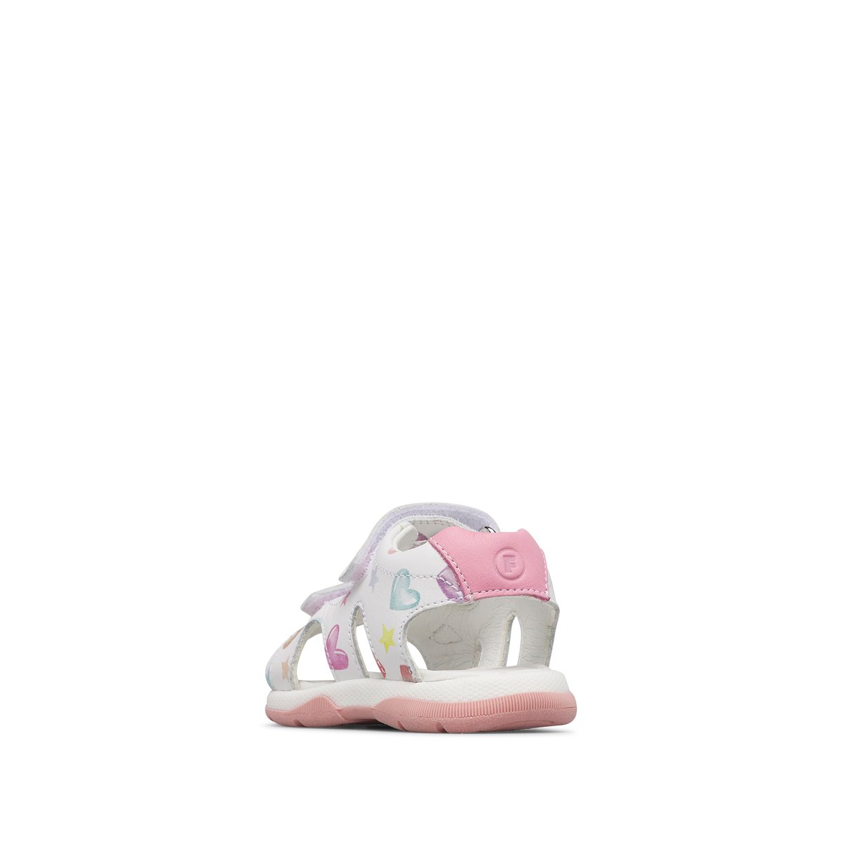 Sandales en cuir WUNNY blanc-rose-, FALCOTTO