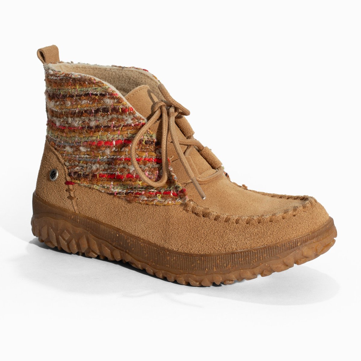 Bottes en cuir Tealey cannelle, MINNETONKA