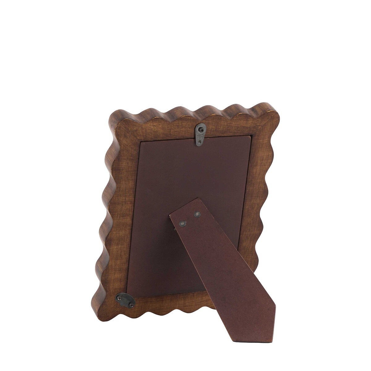 4x6" Anfo Wooden Scallop Photoframe brown , ÉDITÉ
