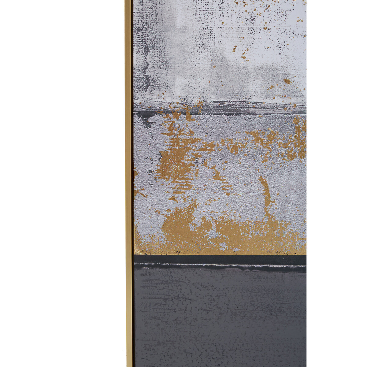 143 x 103cm Oil Paint Abstract Wall Art black, FIFTY FIVE SOUTH