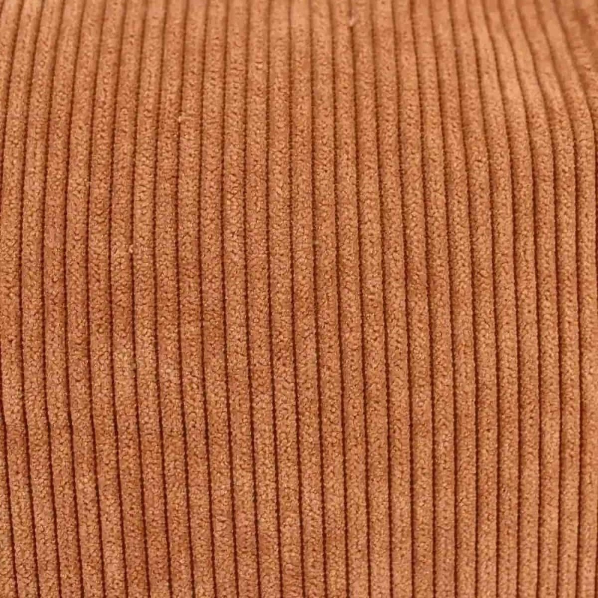 Lot de 2 housses de coussin 35x60cm en velours marron, ORNAMI