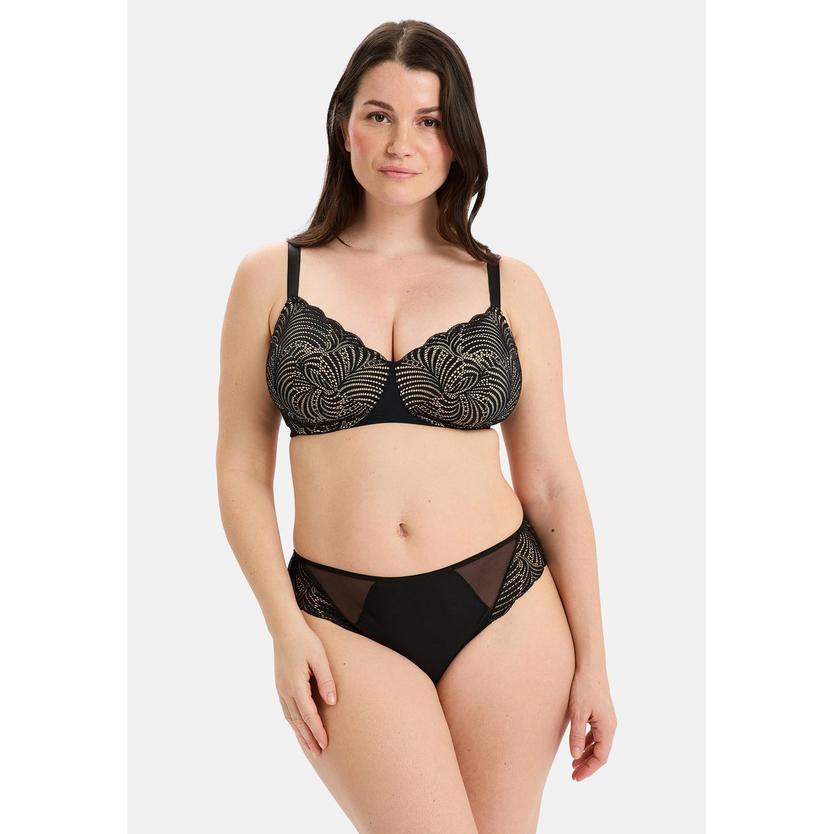 Soutien-gorge post opératoire OLIVIA noir, SANS COMPLEXE