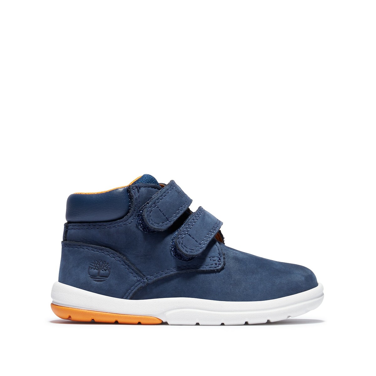 Kids Toddle Tracks Mid Hook & Loop Leather Ankle Boots dark blue, TIMBERLAND
