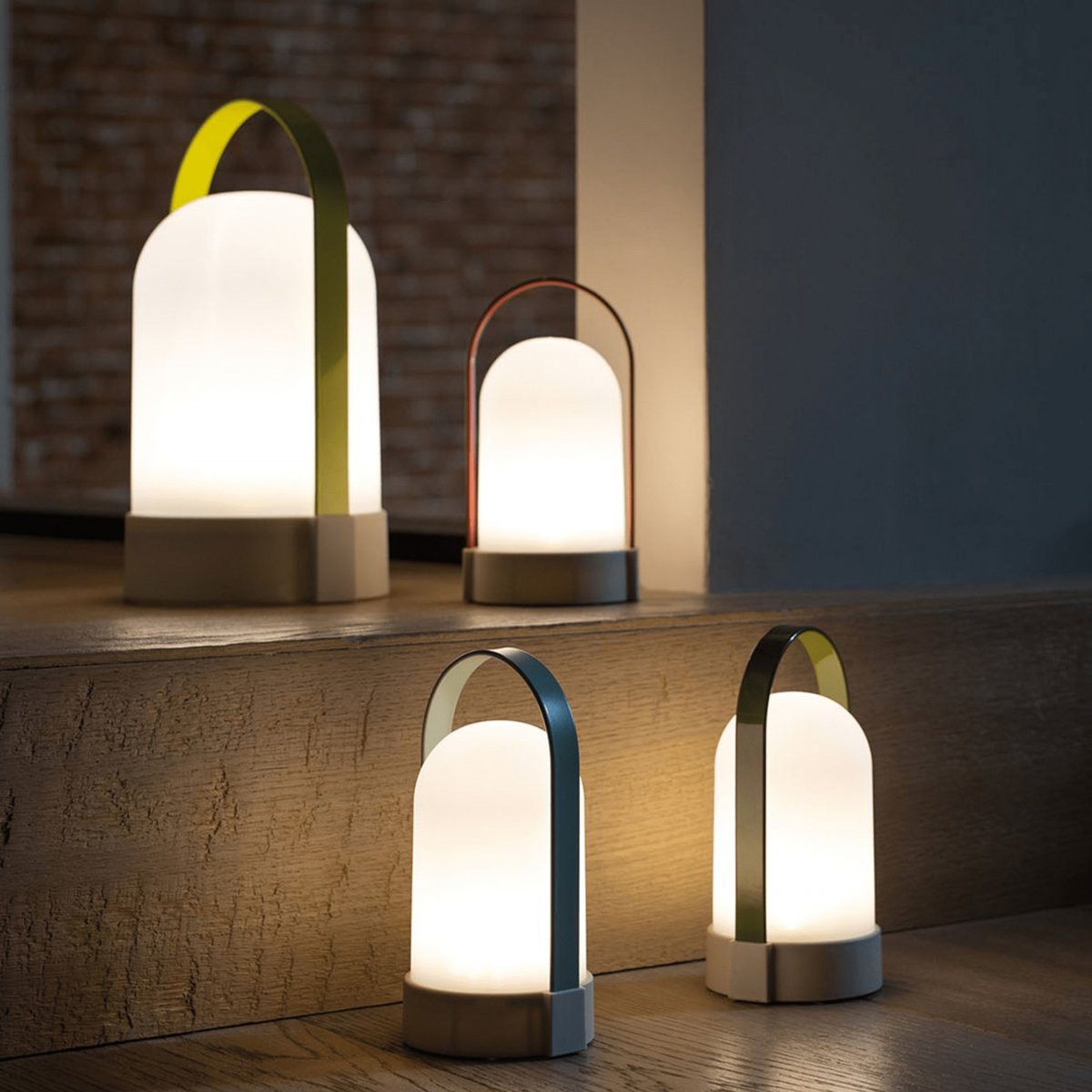 Lampe de table led  Uri Piccolo set de 3 multicolore, REMEMBER