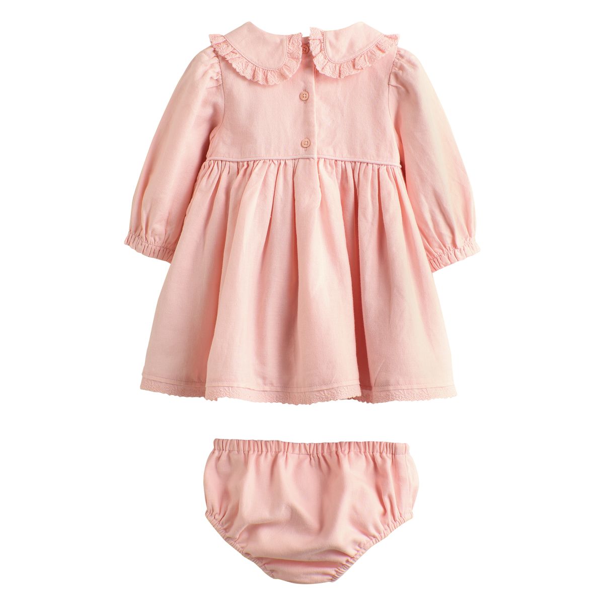 Robe brodée pour bébé rose, NEXT
