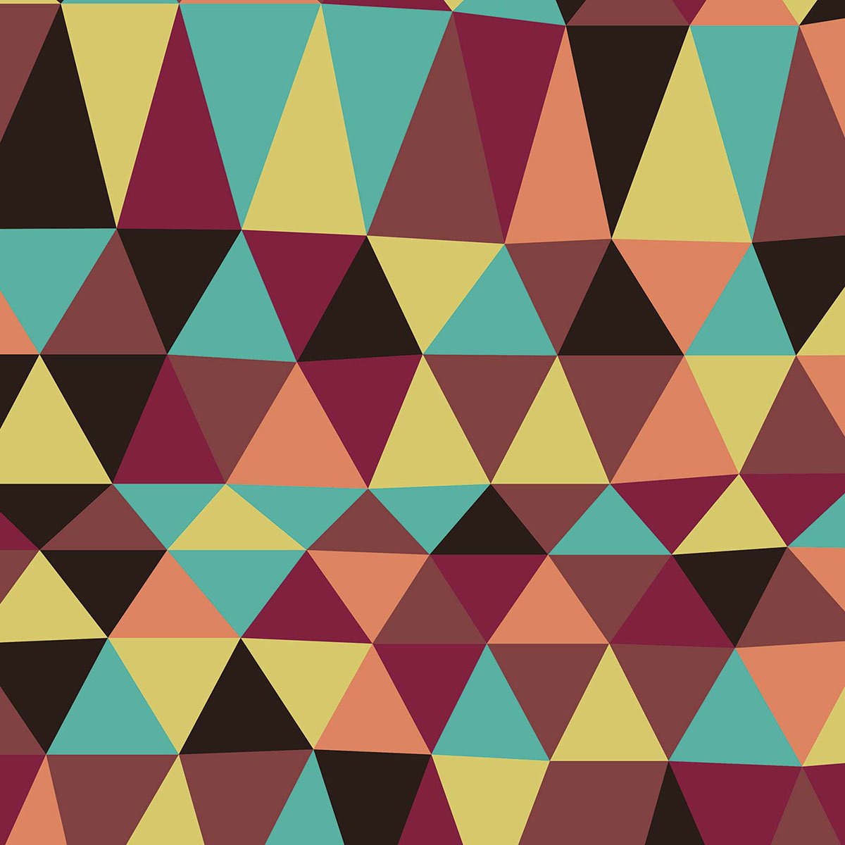 Papier peint, pohono multicolore, HEXOA
